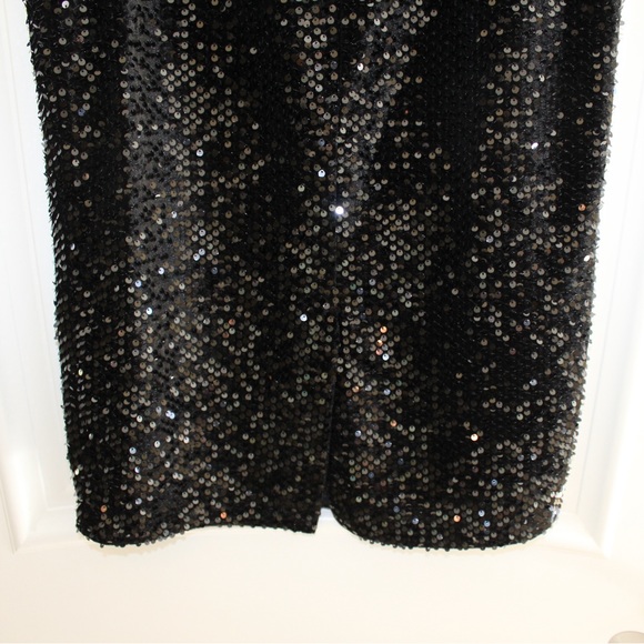 Nine West black sequin pencil skirt (women’s M) (NWT) - Picture 6 of 11